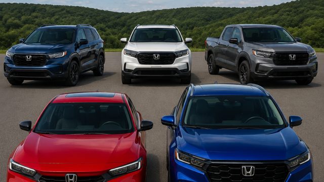 Honda Dominates American-Made Rankings with Five Top Vehicles