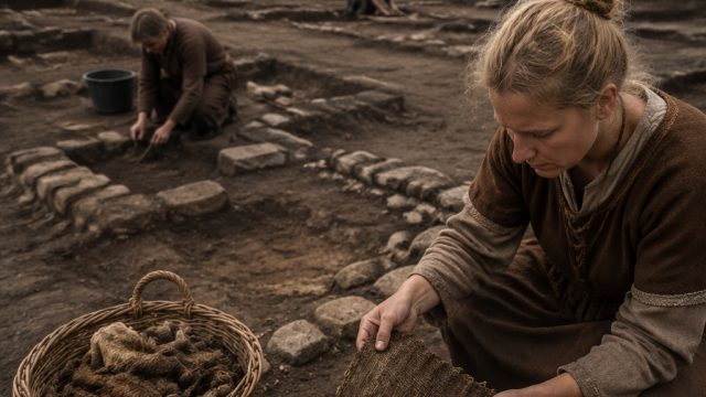 Discovering Denmark's Viking Era: A Major Textile Production Site Unveiled