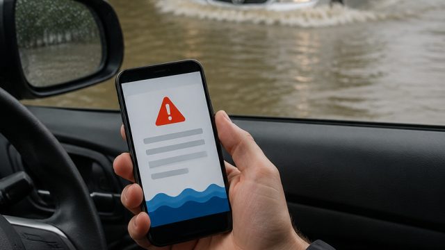 New SMS Alerts Introduced to Protect Cars from Flood Damage